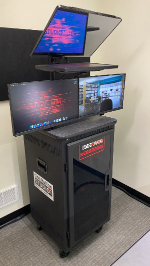 One Button Studio Pro v4 Cabinet with Teleprompter